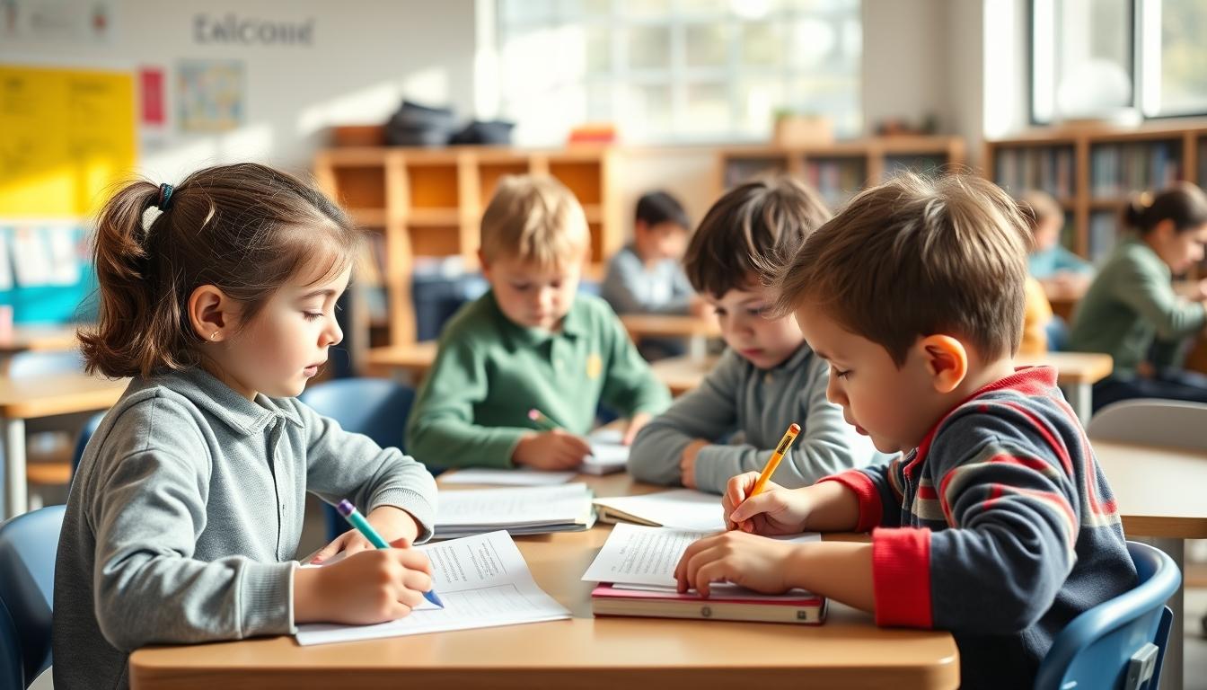 Students collaborating in study space
